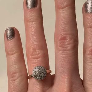 Monica Vinader Rose Gold Vermeil Fiji Ring